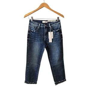 Petra 153 Jeans Cropped Mid Rise‎ Capri Size 7/27
